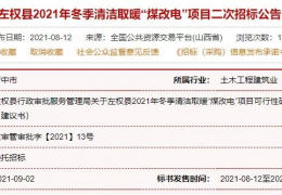 快訊：山東、山西、河北等地12個(gè)清潔取暖項(xiàng)目招采公告！